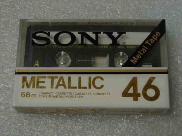 Аудиокассета SONY Metallic 46 (US) (1982 - 1984 г.)