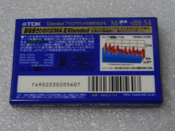 Аудиокассета TDK MA-EX 54 (JP) (1998 г.)