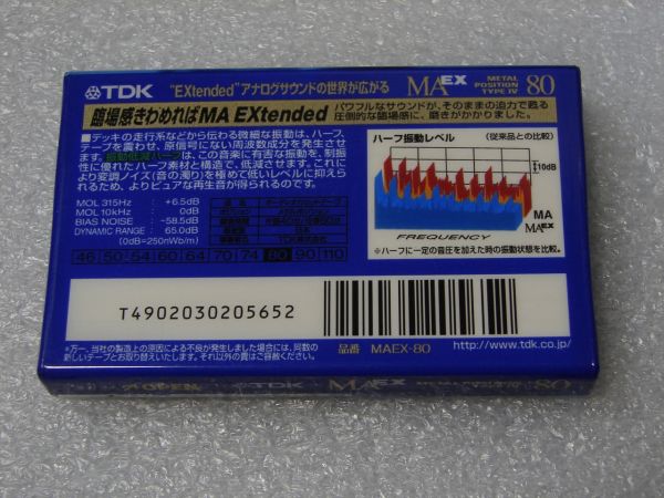 Аудиокассета TDK MA-EX 80 (JP) (1998 г.)