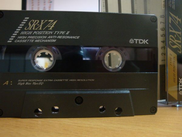 Аудиокассета TDK SR-X 74 (Японский рынок) (1990-1991г.)