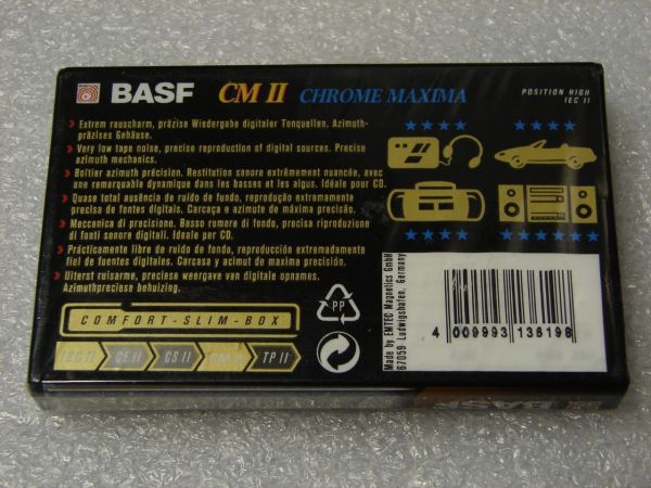 Аудиокассета Basf CM II 90 (EU) (1995 - 1997 г.)