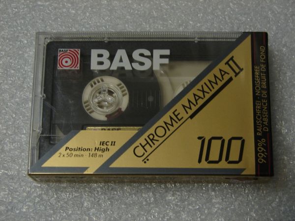 Аудиокассета BASF Chrome Maxima II 100 (EU) (1991 - 1993 г.)