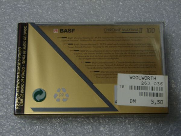 Аудиокассета BASF Chrome Maxima II 100 (EU) (1991 - 1993 г.)