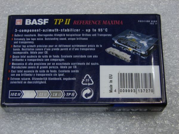 Аудиокассета BASF TP II 90 (EU) (1995 -1997 г.)