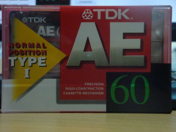 Аудиокассета TDK AE 60мин. (Японский рынок) (1997-2001г.)