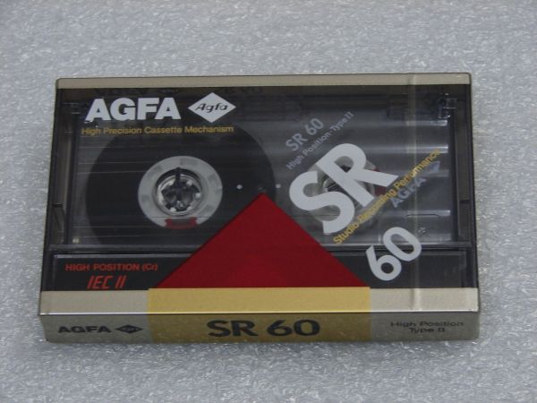 Аудиокассета AGFA SR 60 (EU) (1989 - 1991 г.)