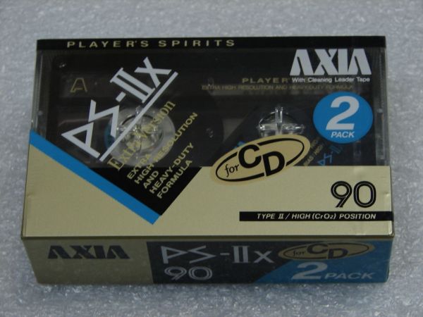 Аудиокассета AXIA PS-IIx 90 2Pack (JP) (1987 г.)