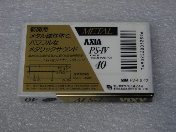 Аудиокассета AXIA PS-IV 40 (JP) (1991 г.)