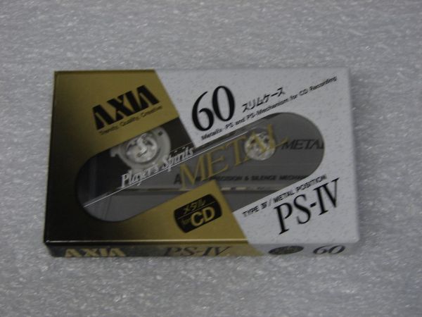 Аудиокассета AXIA PS-IV 60 (JP) (1991 г.)