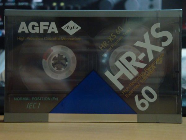 Аудиокассета Agfa HR-XS 60 (1989-1991г.)