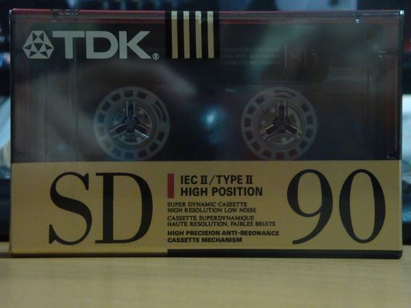 Аудиокассета TDK SD 90 (Американский рынок) (1990г.)