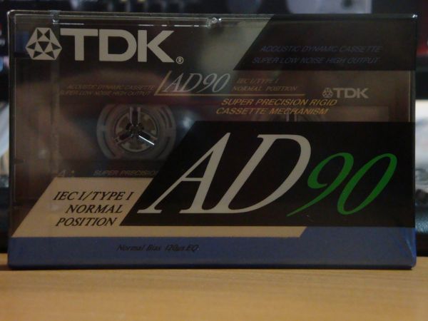 Аудиокассета TDK AD 90 (Европейский рынок) (1992-1995г.)