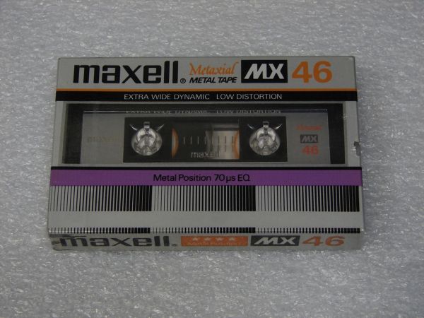 Аудиокассета Maxell MX 46 (JP) (1982 - 1984 г.)