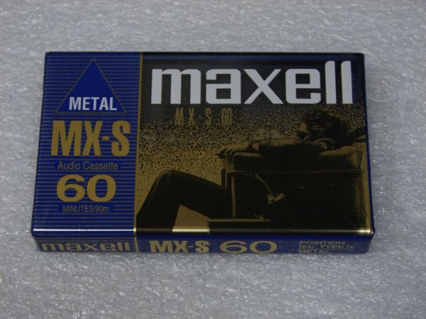 Аудиокассета Maxell MX-S 60 (US) (1998 - 1999 г.)