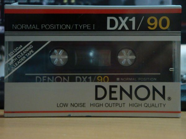 Аудиокассета Denon DX1 90 (Европейский рынок) (1985-1986г.)