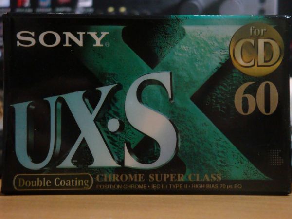 Аудиокассета Sony UX-S 60 (Европейский рынок) (1998-1999г.)