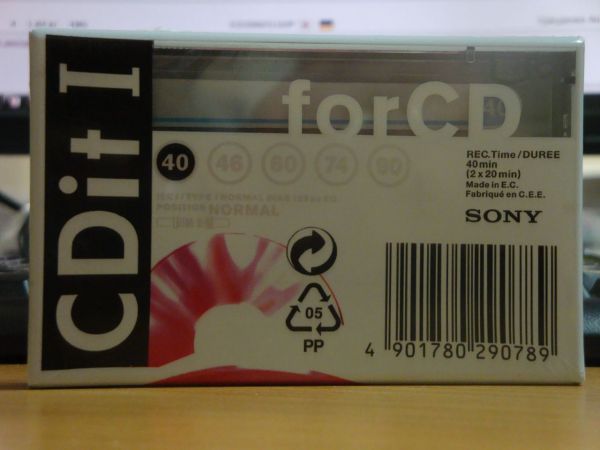 Аудиокассета Sony CDit1 40мин.