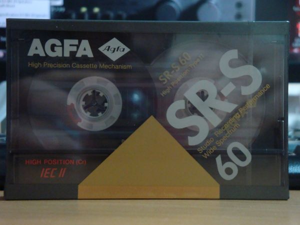 Аудиокассета Agfa SR-S 60 (1989-1991г.)