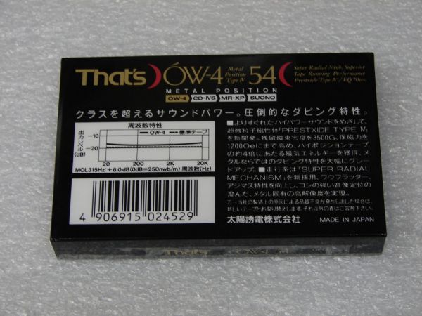 Аудиокассета That's OW-IV 54 (JP) (1990 г.)