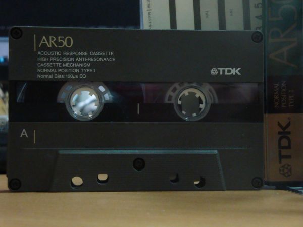 Аудиокассета TDK AR 50 (Японский рынок) (1989-1989г.)