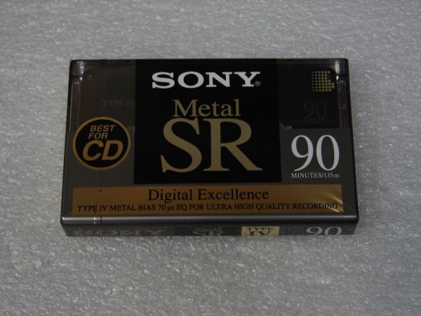 Аудиокассета SONY METAL-SR 90 (US) (1992 - 1994 г.)