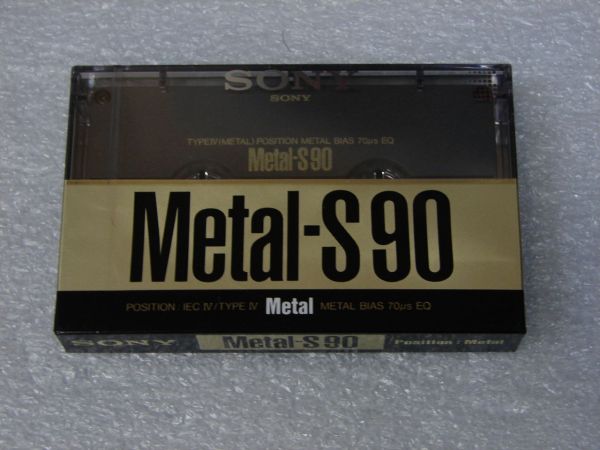 Аудиокассета SONY METAL-S 90 (EU) (1989 г.)