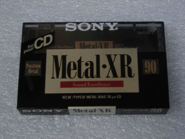 Аудиокассета SONY METAL-XR 90 (EU) (1992 - 1994 г.)