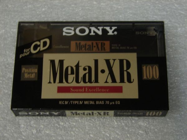 Аудиокассета SONY METAL-XR 100 (EU) (1992 - 1994 г.)