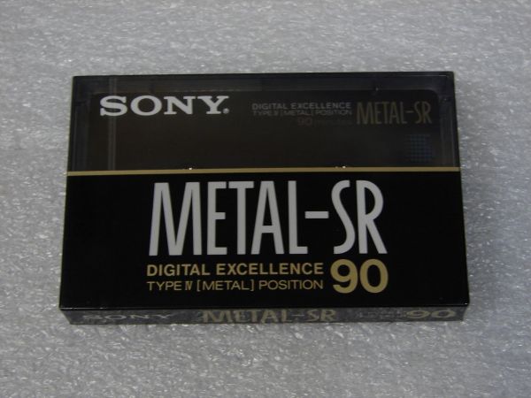 Аудиокассета SONY METAL-SR 90 (US) (1989 г.)