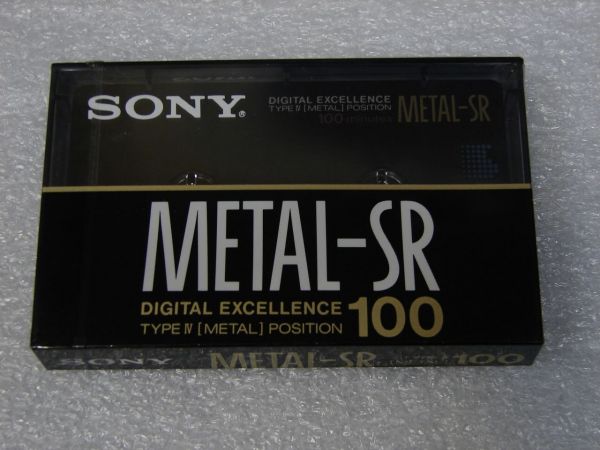Аудиокассета SONY METAL-SR 100 (US) (1989 г.)