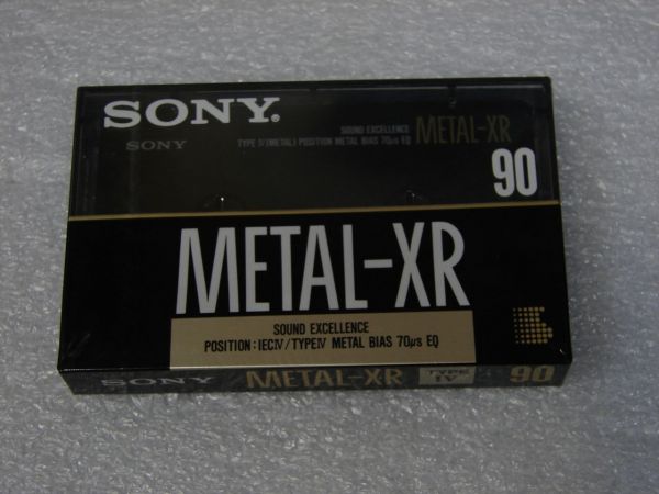 Аудиокассета SONY METAL-XR 90 (EU) (1990 - 1992 г.)