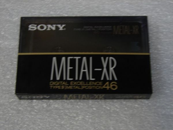 Аудиокассета SONY METAL-XR 46 (JP) (1990 г.)