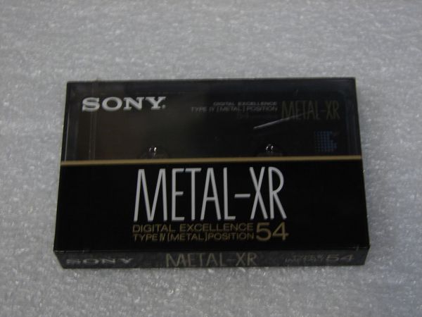 Аудиокассета SONY METAL-XR 54 (JP) (1990 г.)