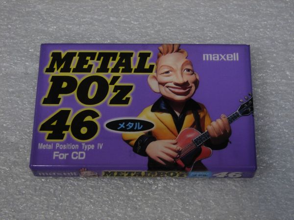 Аудиокассета Maxell Metal PO'z 46 (JP) (1995 - 1996 г.)