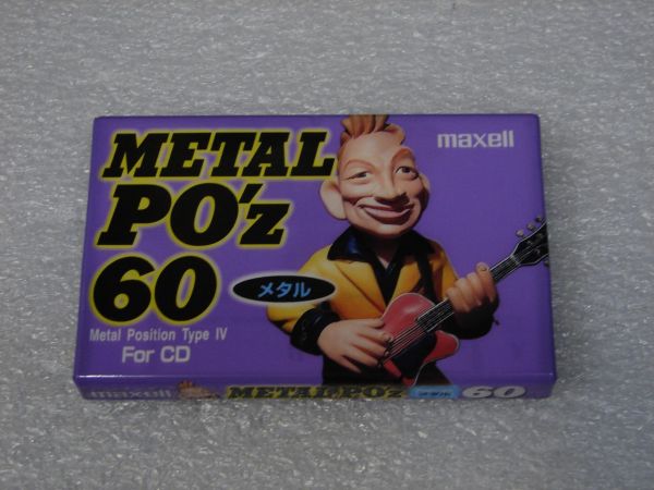 Аудиокассета Maxell Metal PO'z 60 (JP) (1995 - 1996 г.)