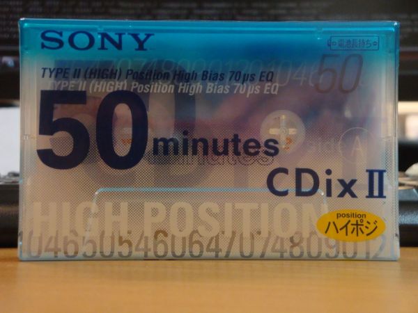 Аудиокассета Sony CDix2 50 (Японский рынок) (1998г.)