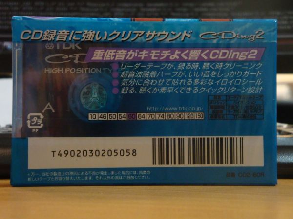 Аудиокассета TDK CDing-2 60 (Японский рынок) (1998г.)