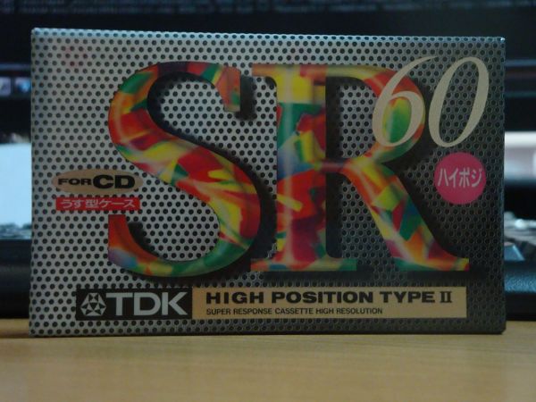 Аудиокассета TDK SR 60 (Японский рынок) (1994-1995г.)