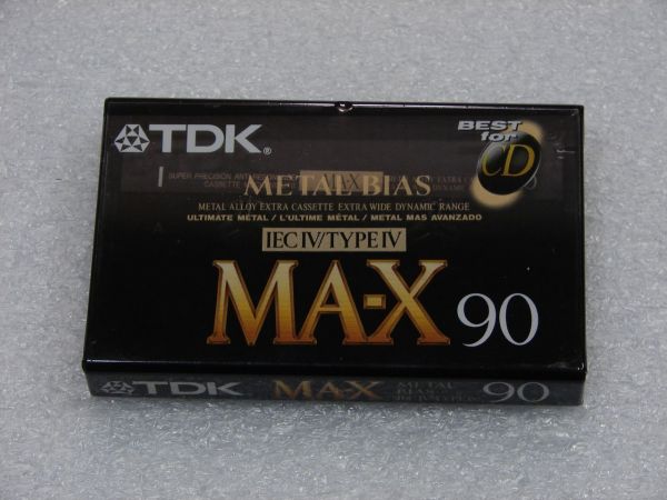 Аудиокассета TDK MA-X 90 (US) (1992 - 1997 г.)