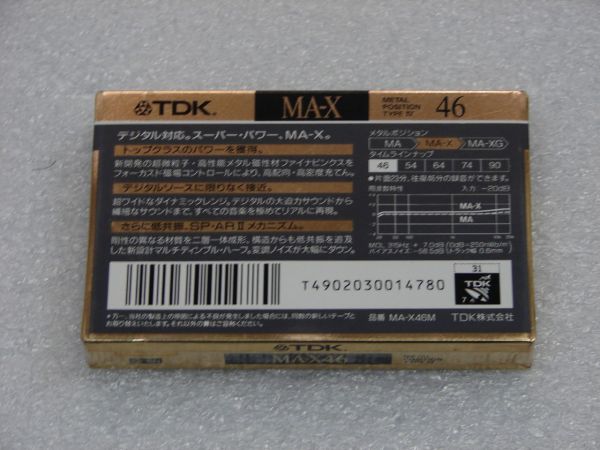 Аудиокассета TDK MA-X 46 (JP) (1991 г.)