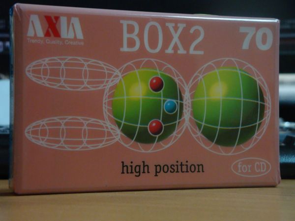 Аудиокассета Axia Box2 70 (Японский рынок) (1997г.)
