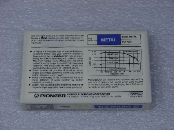 Аудиокассета Pioneer M1 46 (EU) (1981 - 1982 г.)