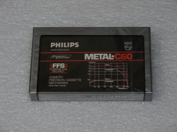 Аудиокассета Philips Metal C 60 (EU) (1981 - 1983 г.)