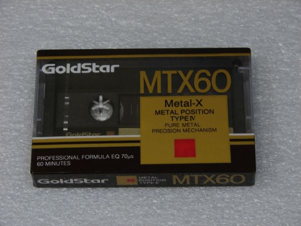 Аудиокассета Goldstar MTX 60 (US) (1989 - 1990 г.)