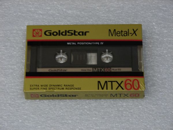 Аудиокассета Goldstar MTX 60 (EU) (1986 - 1988 г.)
