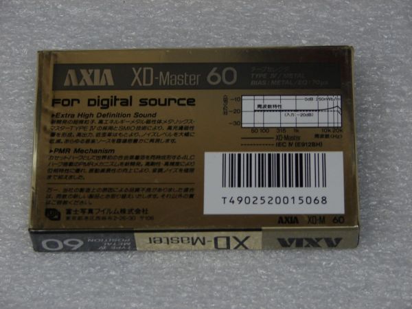 Аудиокассета AXIA XD Master 60 (JP) (1985 - 1989 г.)