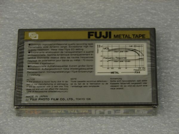 Аудиокассета FUJI Metal 46 (US) (1980 - 1981 г.)
