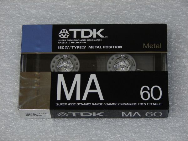 Аудиокассета TDK MA 60 (US) (1987 - 1989)