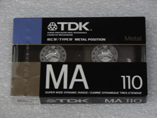 Аудиокассета TDK MA 110 (US) (1987 - 1989)