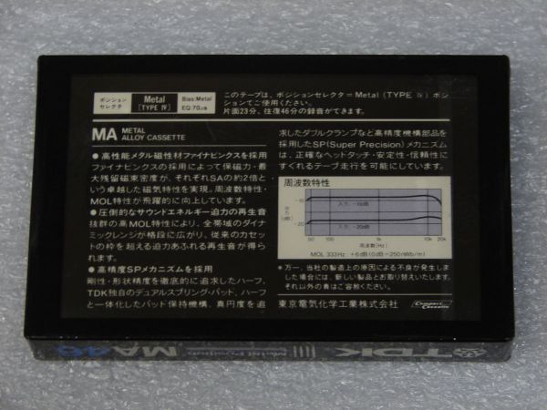 Аудиокассета TDK MA 46 (JP) (1982  - 1984 г.)
